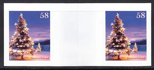 BUND 2013 Michel-Nummer 3041 postfrisch horiz.PAAR RAND oben -aus MH/selbstklebend-