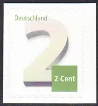 BUND 2013 Michel-Nummer 3045 postfrisch EINZELMARKE (b) -aus MH/selbstklebend-