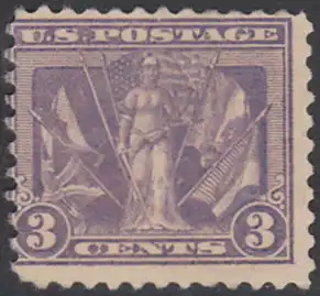 USA Michel 0254 / Scott 0537 postfrisch EINZELMARKE (a02) - Siegreiche Beendigung des Ersten Weltkrieges