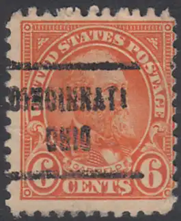 USA Michel 0268 / Scott 0558 postfrisch EINZELMARKE precancelled - Persönlichkeiten und Landesmotive: James A. Garfield