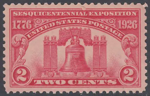 USA Michel 0303 / Scott 0627 postfrisch EINZELMARKE - 150 Jahre Unabhängigkeit der Vereinigten Staaten von Amerika, Ausstellung in Philadelphia, PA