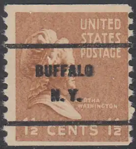 USA Michel 0412C / Scott 0840 postfrisch EINZELMARKE precancelled (a2) - Präsidenten der USA: Martha Washington