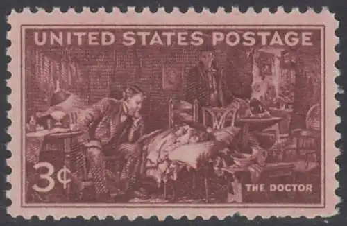 USA Michel 0558 / Scott 0949 postfrisch EINZELMARKE (a1) - 100 Jahre Ärzte-Vereinigung