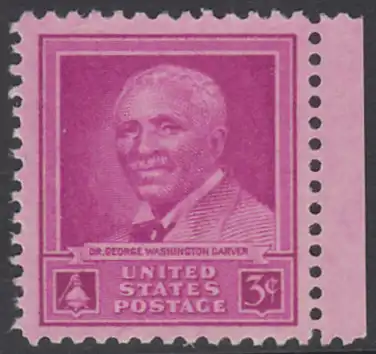 USA Michel 0565 / Scott 0953 postfrisch EINZELMARKE RAND rechts - George Washington Carver: Chemiker und Philanthrop