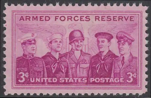 USA Michel 0687 / Scott 1067 postfrisch EINZELMARKE - Verdienste der Reservistenverbände der Streitkräfte
