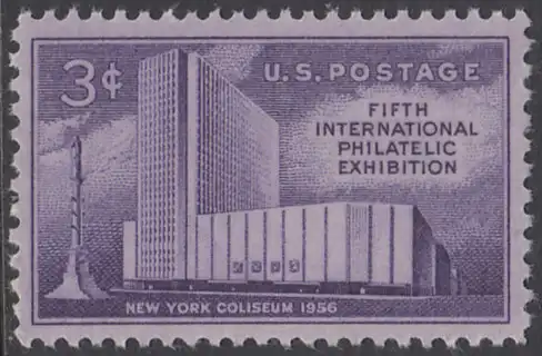 USA Michel 0698 / Scott 1076 postfrisch EINZELMARKE - 5. Internationale Briefmarkenausstellung FIPEX, New York, Kolumbus-Denkmal 