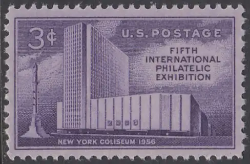 USA Michel 0698 / Scott 1076 postfrisch EINZELMARKE (a1) - 5. Internationale Briefmarkenausstellung FIPEX, New York, Kolumbus-Denkmal 