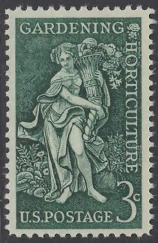 USA Michel 0723 / Scott 1100 postfrisch EINZELMARKE (a1) - Gartenbauvereine, 100. Geburtstag des Botanikers Liberty Hyde Bailey