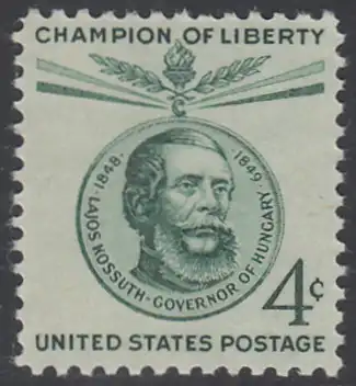 USA Michel 0736 / Scott 1117 postfrisch EINZELMARKE - Freiheitskämpfer: Lajos Kossuth, Führer der ungarischen Unabhängigkeitsbewegung von 1848/1849 