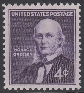 USA Michel 0807 / Scott 1177 postfrisch EINZELMARKE - 150. Geburtstag von Horace Greeley, Verleger und Publizist