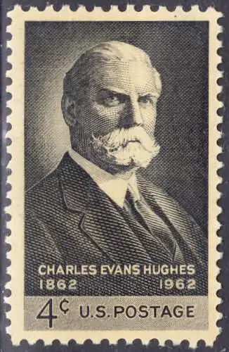 USA Michel 0825 / Scott 1195 postfrisch EINZELMARKE (a1) - 100. Geburtstag von Charles Evans Hughes; Oberrichter und Gouverneur von New York