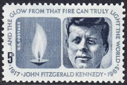 USA Michel 0860 / Scott 1246 postfrisch EINZELMARKE (a1) - John Fitzgerald Kennedy, 35. Präsident
