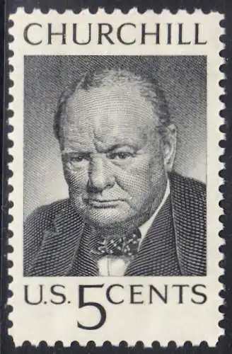USA Michel 0880 / Scott 1264 postfrisch EiNZELMARKE (a1) - Winston Spencer Churchill; britischer Politiker, Nobelpreis 1953