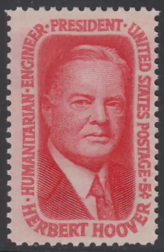 USA Michel 0885 / Scott 1269 postfrisch EINZELMARKE - Herbert Clark Hoover, 31. Präsident