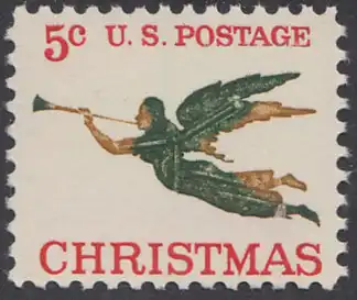 USA Michel 0892 / Scott 1276 postfrisch EINZELMARKE - Weihnachten, Erzengel Gabriel