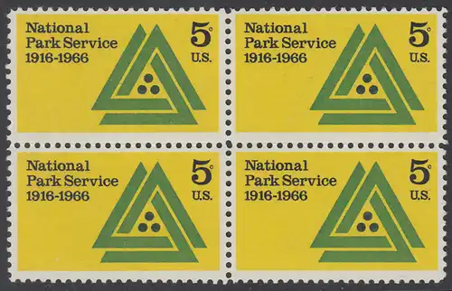 USA Michel 0905 / Scott 1314 postfrisch BLOCK - 50 Jahre Nationalparkdienst 