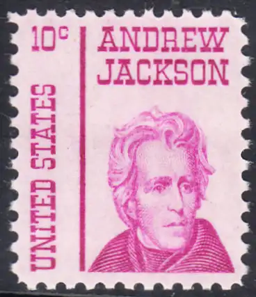 USA Michel 0917 / Scott 1286 postfrisch EINZELMARKE (a1) - Berühmte Amerikaner: Andrew Jackson, 7. Präsident
