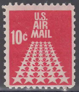 USA Michel 939 / Scott C072 postfrisch Luftpost-EINZELMARKE - Sternenstraße, die 50 Bundesstaaten symbolisierend
