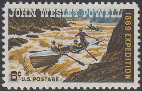 USA Michel 0984 / Scott 1374 postfrisch EINZELMARKE - 100. Jahrestag der Colorado-River-Expedition von John Wesley Powell; Geologe