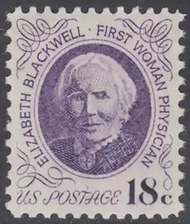 USA Michel 1131 / Scott 1399 postfrisch EINZELMARKE - Berühmte Amerikaner: Elizabeth Blackwell (1821-1910), 1. amerikanische Ärztin für innere Krankheiten