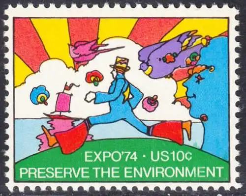 USA Michel 1134 / Scott 1527 postfrisch EINZELMARKE (a1) - Sonderausstellung EXPO ’74, Spokane