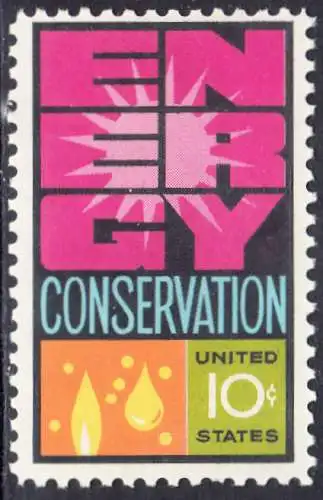 USA Michel 1156 / Scott 1547 postfrisch EINZELMARKE (a1) - Weltenergiekonferenz