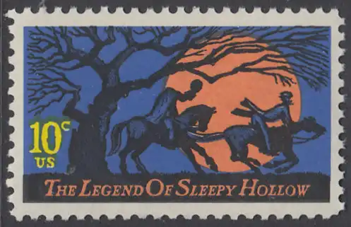 USA Michel 1158 / Scott 1548 postfrisch EINZELMARKE - Amerikanische Folklore: Legend of Sleepy Hollow 