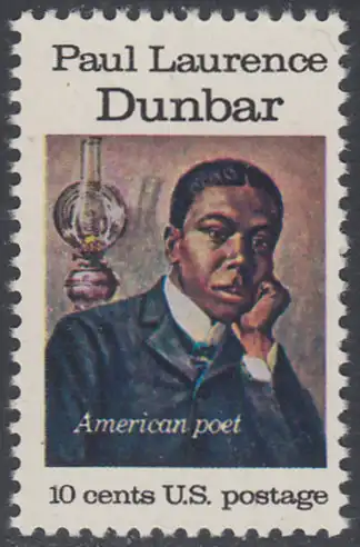 USA Michel 1172 / Scott 1554 postfrisch EINZELMARKE - Amerikanische Künstler: Paul Laurence Dunbar, Dichter