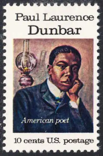 USA Michel 1172 / Scott 1554 postfrisch EINZELMARKE (a1) - Amerikanische Künstler: Paul Laurence Dunbar, Dichter