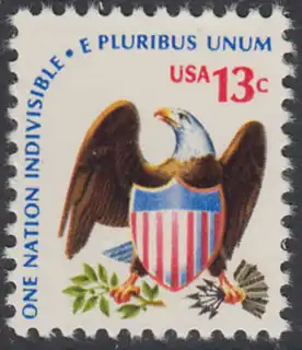 USA Michel 1196 / Scott 1596 postfrisch EINZELMARKE - Americana-Ausgabe: Adler mit Wappenschild