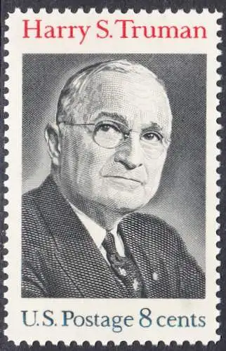 USA Michel 1106 / Scott 1499 postfrisch EINZELMARKE (a1) - Harry S. Truman, 33. Präsident