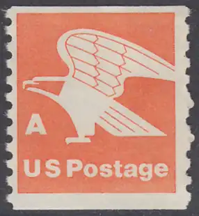 USA Michel 1341C / Scott 1743 postfrisch EINZELMARKE (coil) - Adler; Emblem der US-Post
