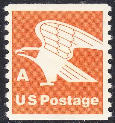 USA Michel 1341C / Scott 1743 postfrisch EINZELMARKE (coil / a1) - Adler; Emblem der US-Post