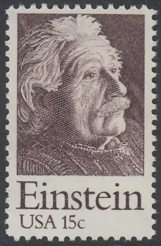 USA Michel 1375 / Scott 1774 postfrisch EINZELMARKE - Albert Einstein (1879-1955), Physiker, Nobelpreis 1921