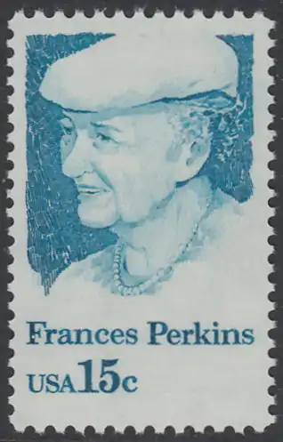 USA Michel 1427 / Scott 1821 postfrisch EINZELMARKE - Frances Perkins, erstes weibliches Regierungsmitglied