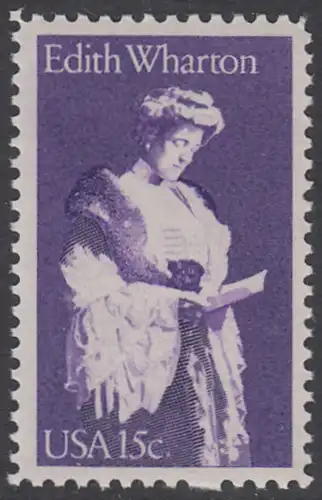 USA Michel 1439 / Scott 1832 postfrisch EINZELMARKE - Edith Wharton, Schriftstellerin