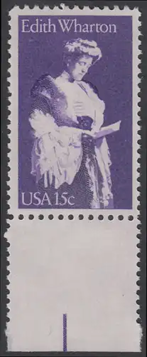 USA Michel 1439 / Scott 1832 postfrisch EINZELMARKE RAND unten (a1) - Edith Wharton, Schriftstellerin