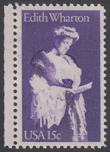 USA Michel 1439 / Scott 1832 postfrisch EINZELMARKE RAND links - Edith Wharton, Schriftstellerin