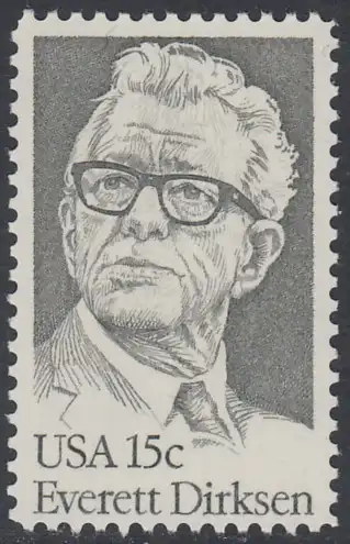 USA Michel 1455 / Scott 1874 postfrisch EINZELMARKE - Everett Dirksen (1896-1969), Politiker