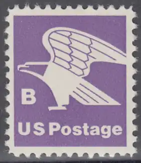 USA Michel 1457A / Scott 1818 postfrisch EINZELMARKE - Adler, Emblem der US-Post