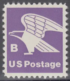 USA Michel 1457A / Scott 1818 postfrisch EINZELMARKE (a1) - Adler, Emblem der US-Post