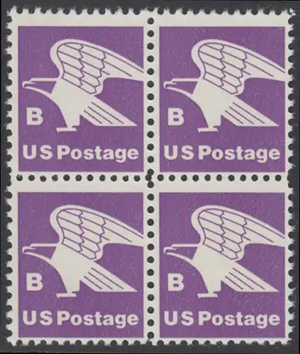USA Michel 1457A / Scott 1818 postfrisch BLOCK - Adler, Emblem der US-Post