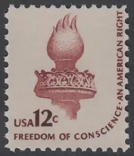USA Michel 1458A / Scott 1594 postfrisch EINZELMARKE - Americana-Ausgabe: Fackel der Freiheitsstatue