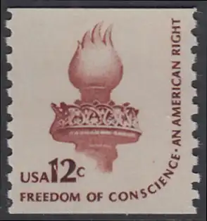 USA Michel 1458C / Scott 1816 postfrisch EINZELMARKE (coil) - Americana-Ausgabe: Fackel der Freiheitsstatue