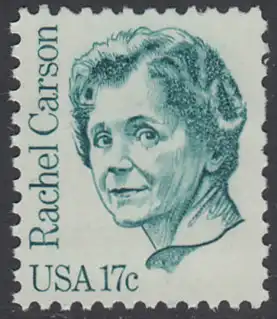 USA Michel 1489 / Scott 1857 postfrisch EINZELMARKE - Amerikanische Persönlichkeiten: Rachel Carson (1907-1964), Biologin