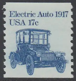 USA Michel 1492 / Scott 1906 postfrisch EINZELMARKE - Fahrzeuge: Elektroauto