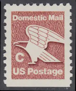 USA Michel 1508 / Scott 1948 postfrisch EINZELMARKE (unten ungezähnt) - Adler - Emblem der US-Post