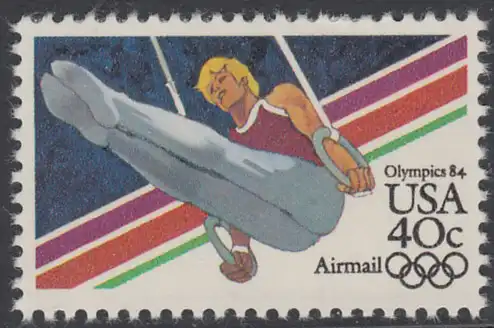 USA Michel 1623 / Scott C106 postfrisch EINZELMARKE - Olympische Sommerspiele 1984, Los Angeles