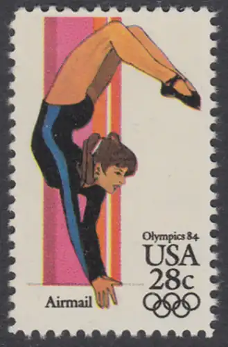 USA Michel 1636 / Scott C101 postfrisch EINZELMARKE - Olympische Sommerspiele 1984, Los Angeles