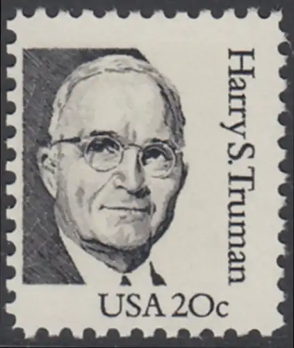 USA Michel 1676 / Scott 1862 postfrisch EINZELMARKE - Amerikanische Persönlichkeiten: Harry S. Truman (1884-1972), 33. Präsident der USA